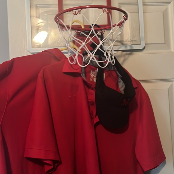 Official Chick fila uniform shirts and visor - Picture 5 of 5